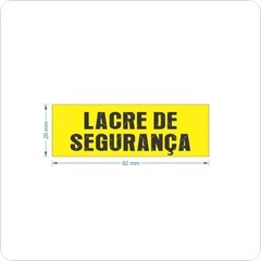 Adesivo Lacre de Segurança/AID-TR-LS006 - comprar online