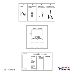 Adesivo Mostrador de Bomba Wayne 3G3390P - 511525 / AID-TR-MB010b-3G3390P