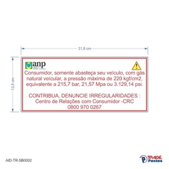 Adesivo ANP GNV / AID-TR-SB0002 - comprar online