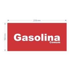 Imagem do Adesivo Gasolina Comum / AID-TR-DF0001