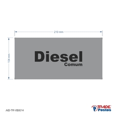 Adesivo De Bomba Diesel Comum / Tradicional na internet