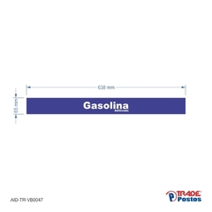 Adesivo De Bomba Gasolina Aditivada / Tradicional - Trade Postos - Comunicação visual