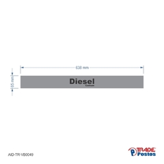 Adesivo De Bomba Diesel Comum / Tradicional - Trade Postos - Comunicação visual