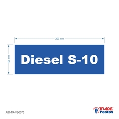 Imagem do Adesivo de Bomba Diesel S-10 / Tradicional