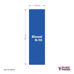 Adesivo de Bomba Diesel S-10 / Tradicional - Trade Postos - Comunicação visual