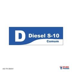 Adesivo Diesel S-10 Comum / AID-TR-VB0091