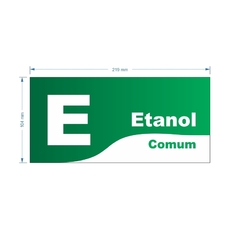 Adesivo de Bomba Etanol Comum / Onda