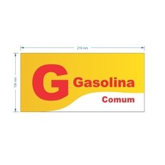 Adesivo Gasolina Comum / AID-TR-VB0095 - comprar online