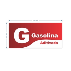 Adesivo de Bomba Gasolina Aditivada / Onda