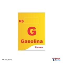 Adesivo Gasolina Comum / AID-TR-VB0103