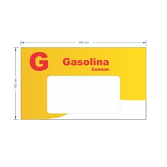 Adesivo de Bomba Gasolina Comum / Onda na internet