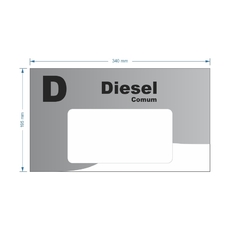 Adesivo de Bomba Diesel Comum / Onda na internet