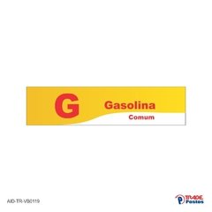 Adesivo Gasolina Comum / AID-TR-VB0119