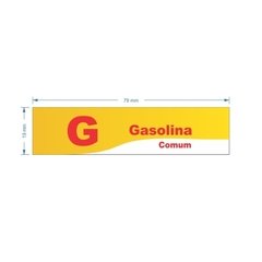 Adesivo Gasolina Comum / AID-TR-VB0119 - comprar online