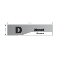 Adesivo de Bomba Diesel Comum / Onda