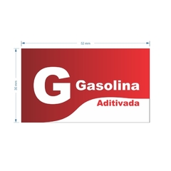 Adesivo de Bomba Gasolina Aditivada / Onda - comprar online