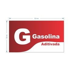 Adesivo Gasolina Aditivada / AID-TR-VB0128 - comprar online