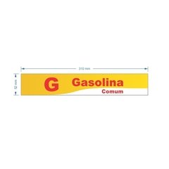 Adesivo Gasolina Comum / AID-TR-VB0143 - comprar online