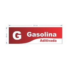 Adesivo de Bomba Gasolina Aditivada / Onda - Trade Postos - Comunicação visual