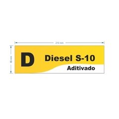 Adesivo Diesel S-10 Aditivado / AID-TR-VB0156 - comprar online