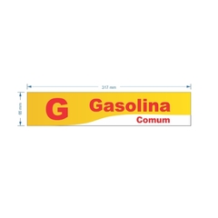 Adesivo de Bomba Gasolina Comum / Onda - loja online