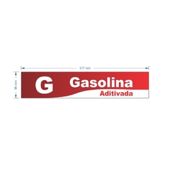 Adesivo de Bomba Gasolina Aditivada / Onda - loja online