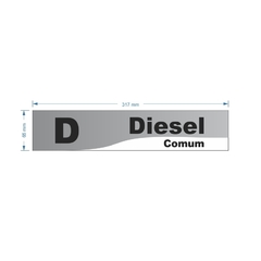 Adesivo de Bomba Diesel Comum / Onda - loja online
