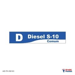 Adesivo Diesel S-10 Comum / AID-TR-VB0163