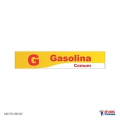 Adesivo Gasolina Comum / AID-TR-VB0167