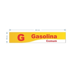 Imagem do Adesivo de Bomba Gasolina Comum / Onda