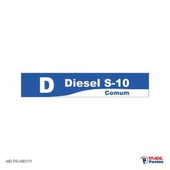 Adesivo Diesel S-10 Comum / AID-TR-VB0171