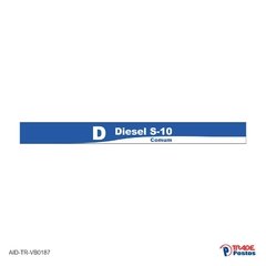 Adesivo Diesel S-10 Comum / AID-TR-VB0187