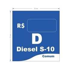 Adesivo Diesel S-10 Comum / AID-TR-VB0203 - comprar online