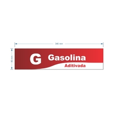 Adesivo de Bomba Gasolina Aditivada / Onda - loja online