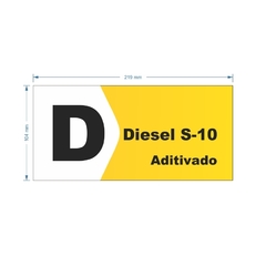 Adesivo de Bomba Diesel S-10 Aditivado / Seta