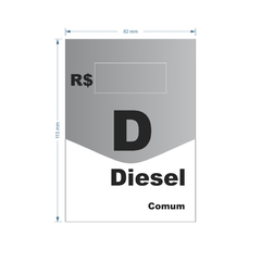 Adesivo de Bomba Diesel Comum / Seta - comprar online