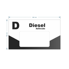 Adesivo de Bomba Diesel Aditivado / Seta na internet