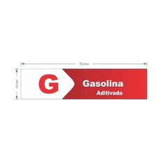 Adesivo de Bomba Gasolina Aditivada / Seta