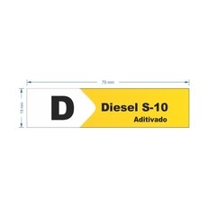 Adesivo Diesel S-10 Aditivado / AID-TR-VB0252 - comprar online