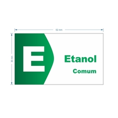 Adesivo de Bomba Etanol Comum / Seta - comprar online