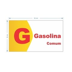 Adesivo Gasolina Comum / AID-TR-VB0255 - comprar online