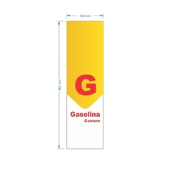 Adesivo de Bomba Gasolina Comum / Seta - Trade Postos - Comunicação visual
