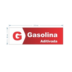 Adesivo de Bomba Gasolina Aditivada / Seta - Trade Postos - Comunicação visual