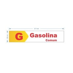 Adesivo Gasolina Comum / AID-TR-VB0287 - comprar online