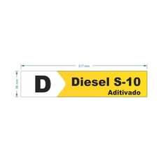 Adesivo de Bomba Diesel S-10 Aditivado / Seta - loja online