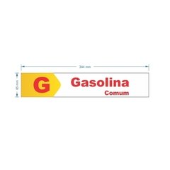 Adesivo Gasolina Comum / AID-TR-VB0295 - comprar online