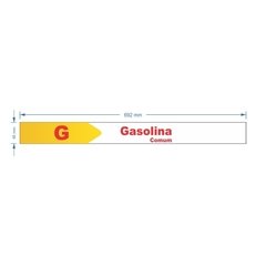 Adesivo Gasolina Comum / AID-TR-VB0311 - comprar online