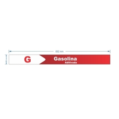 Adesivo de Bomba Gasolina Aditivada / Seta - comprar online