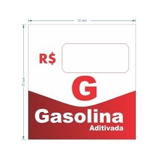 Adesivo Gasolina Aditivada / AID-TR-VB0328 - comprar online