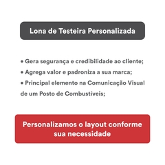 Lona Testeira Personalizada - de 3 Cores (R$ por metro linear) na internet